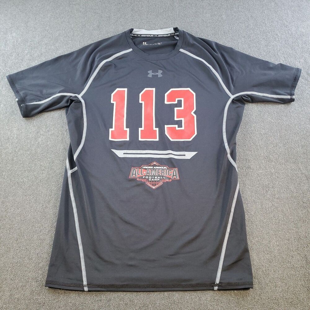 Under Armour All-America Football Camp T-shirt Youth Size XL #113 Black